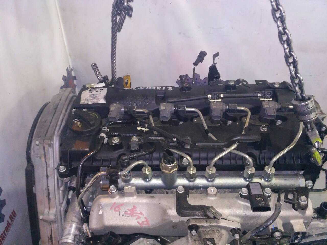 Двигатель Hyundai Porter. Кузов: 2015-2022. D4CB. , 2.5л.Дата выпуска: 2016.  фото 2